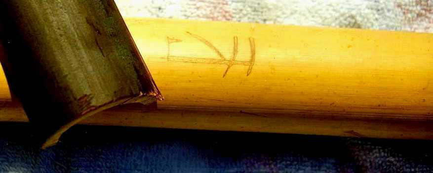 Split bamboo used for fly rods